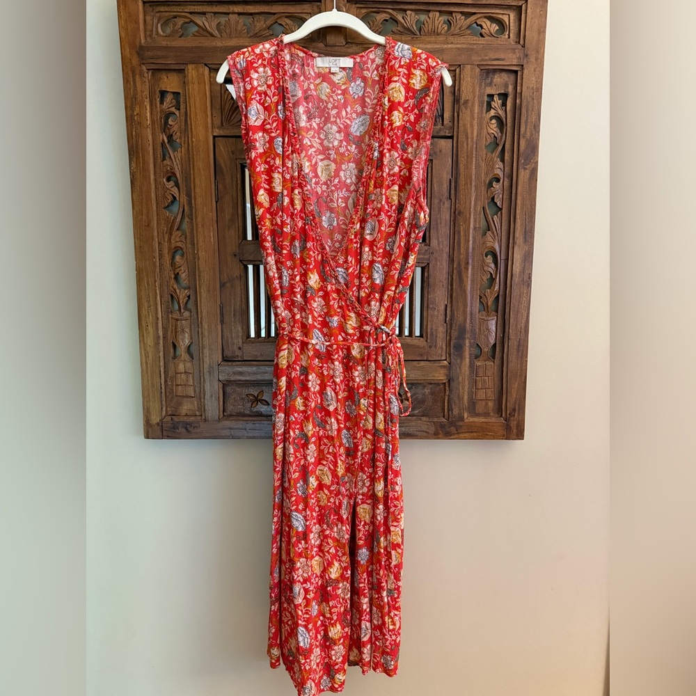 Ann Taylor Loft wrap dress - Picture 2 of 5